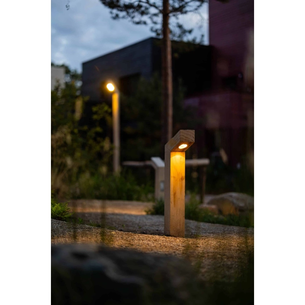 Éclairage de chemin en bois Punto Accoya - 100cm - 2700K Timberlab 8716803514041