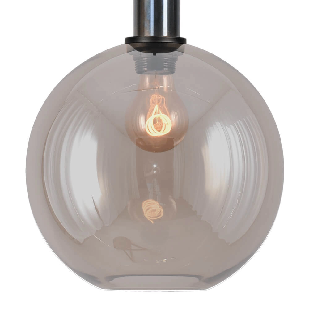 Lampe suspendue Ø 25cm Bella 2 Huile tachetée avec verre doré Masterlight 8718121334172