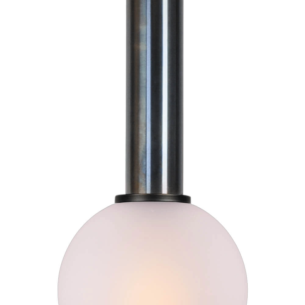Lampe suspendue Ø 15cm Bella 2 Huile tachetée avec verre blanc mat Masterlight 8718121334233