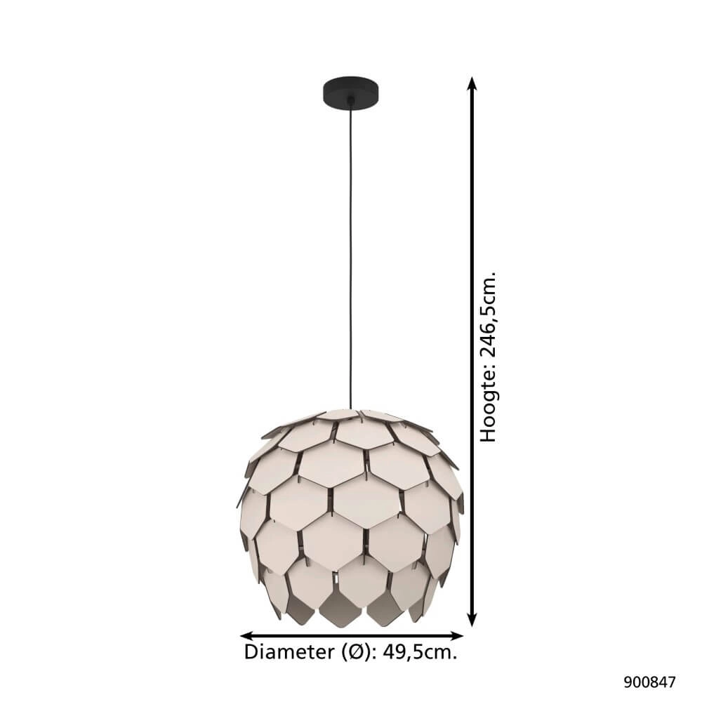 Lampe suspendue design Mattanza Ø 49,5 cm Eglo 9008606274147