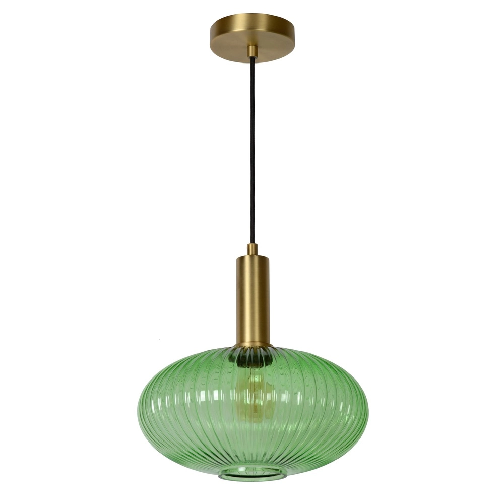 Lampe suspendue Maloto Ø 30cm vert