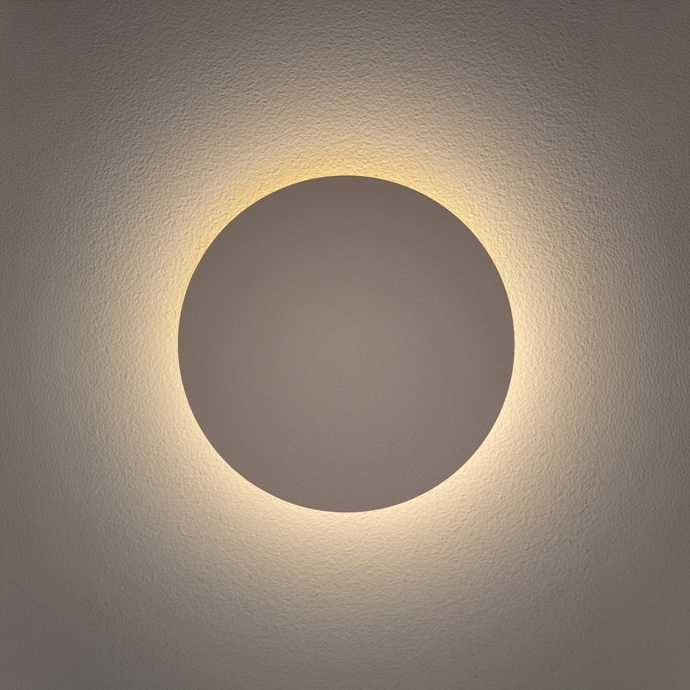 Lampe murale de conception Ring brun sable Ø 15 cm Lyora 5903139126564