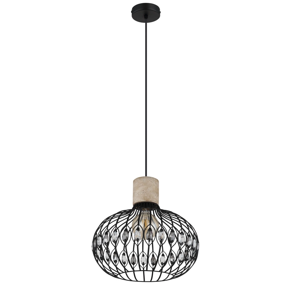 Lampe suspendue Dorthy Country Black Globo 9007371578061
