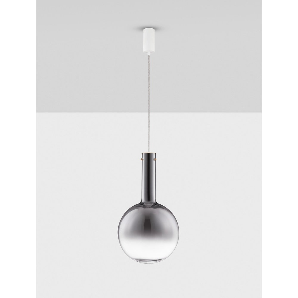 Suspension Nostos verre fumé Ø 30cm Lyora 5212017484185