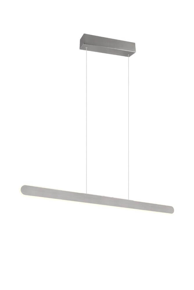 Lampe suspendue unique Helios métal brossé
