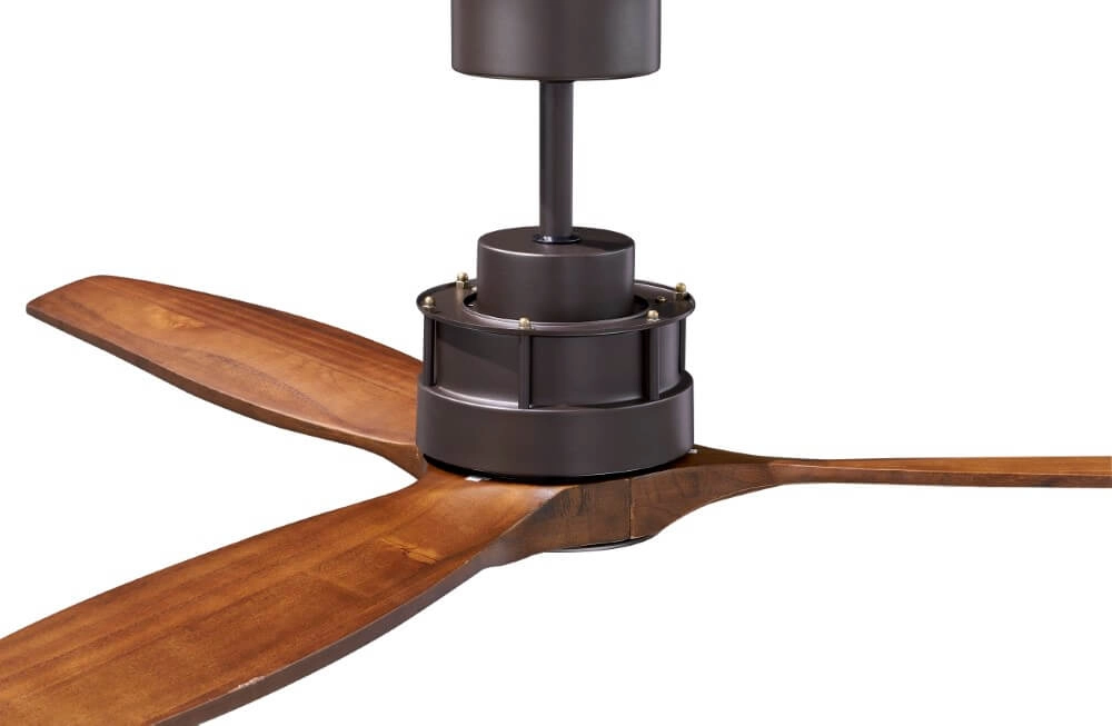 Ventilateur de plafond en bois et bronze Airfusion Akmani Ø152cm Beacon 9333509103998