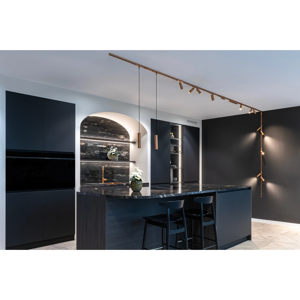 Spot sur piste monophasée Linial Mox Champagne Premium by Lucide 5411212552211