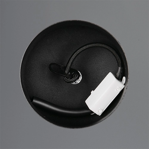 Conception de la lampe suspendue Amarila noir Ø 40cm Trio 4017807682786