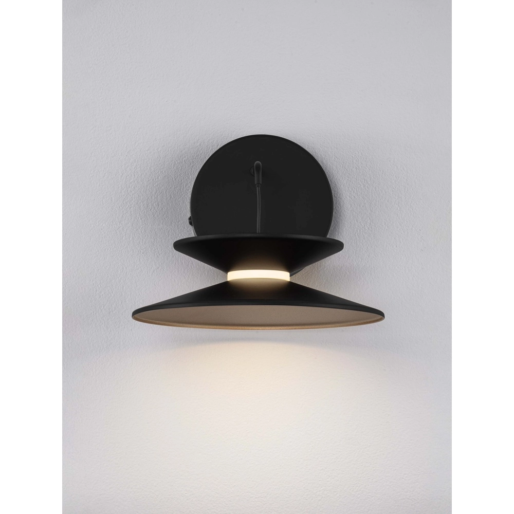 Applique murale design Morfi noir Lyora 5212017458506