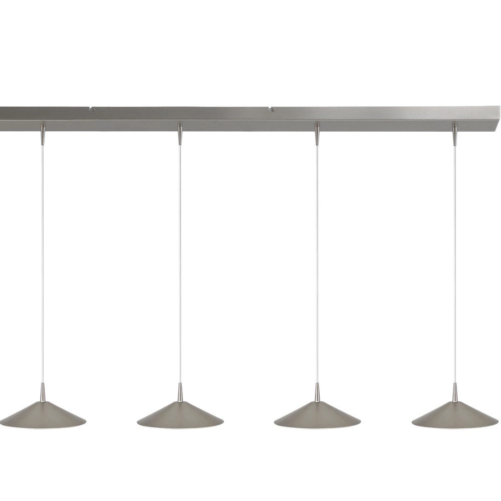 Lampe suspendue à 5 lumières Ceppo nickel Ø 22cm Masterlight 8718121358574