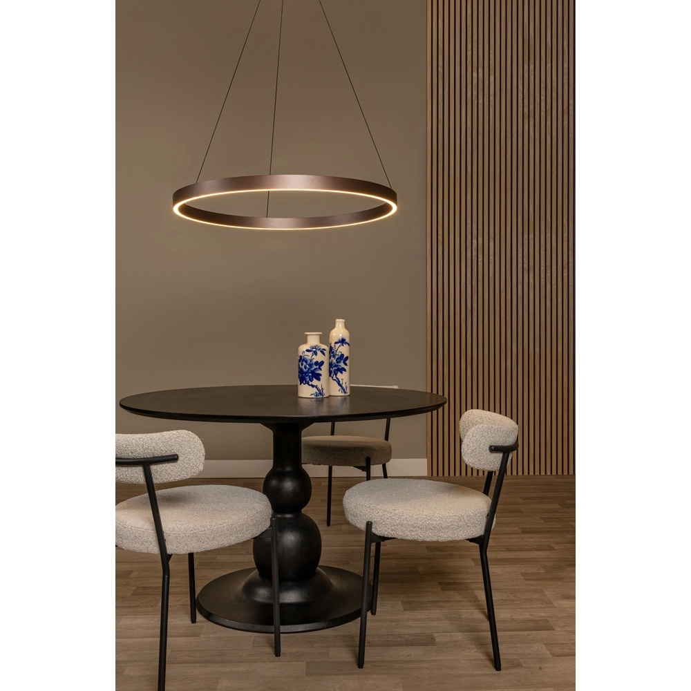 Lampe pendante de conception Liane brun rouille Ø 80cm Lucide Vibes 5411212461124