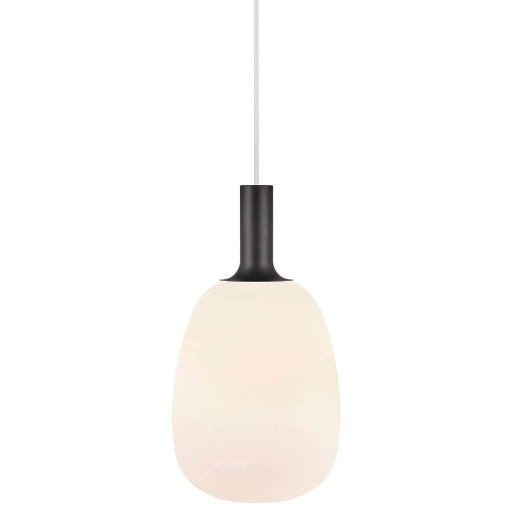 Suspension en verre Alton Ø 23cm blanc