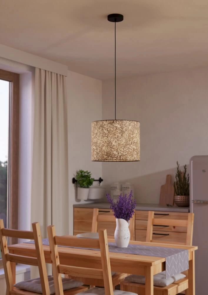 Lampe suspendue naturelle Butterburn Ø 38 cm Eglo 9002759439361