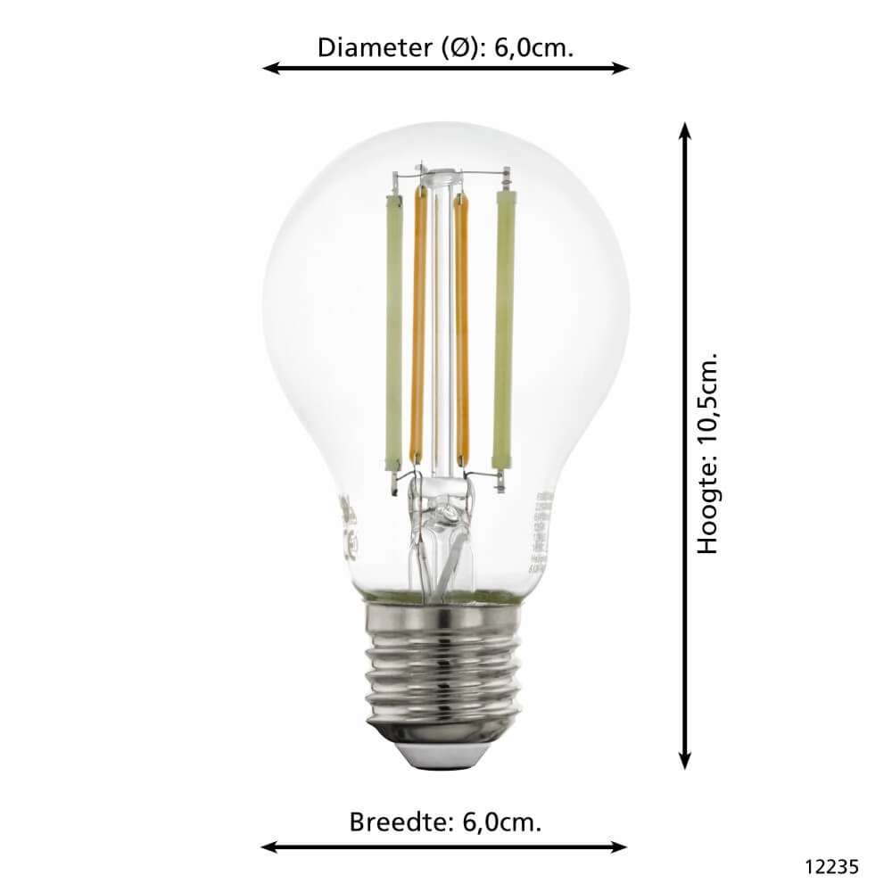 Ampoule de lampe LED Zigbee - E27 - 6 watt - 2200-6500K - A60 Eglo 9002759122355