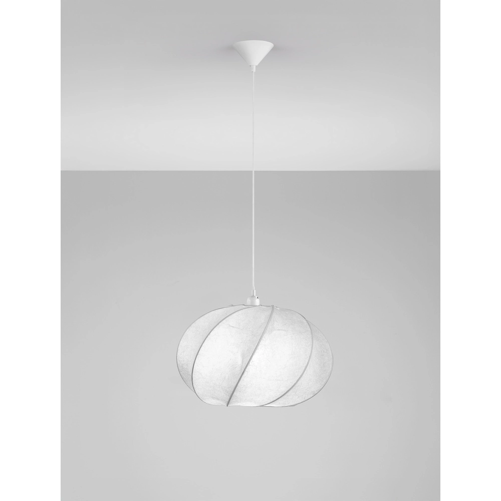 Suspension Bora blanc Ø 45cm Lyora 5212017477453