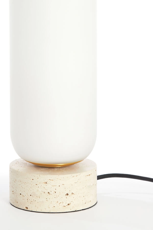 Lampe de table blanche Rylano 35cm Light & Living 8717807744908