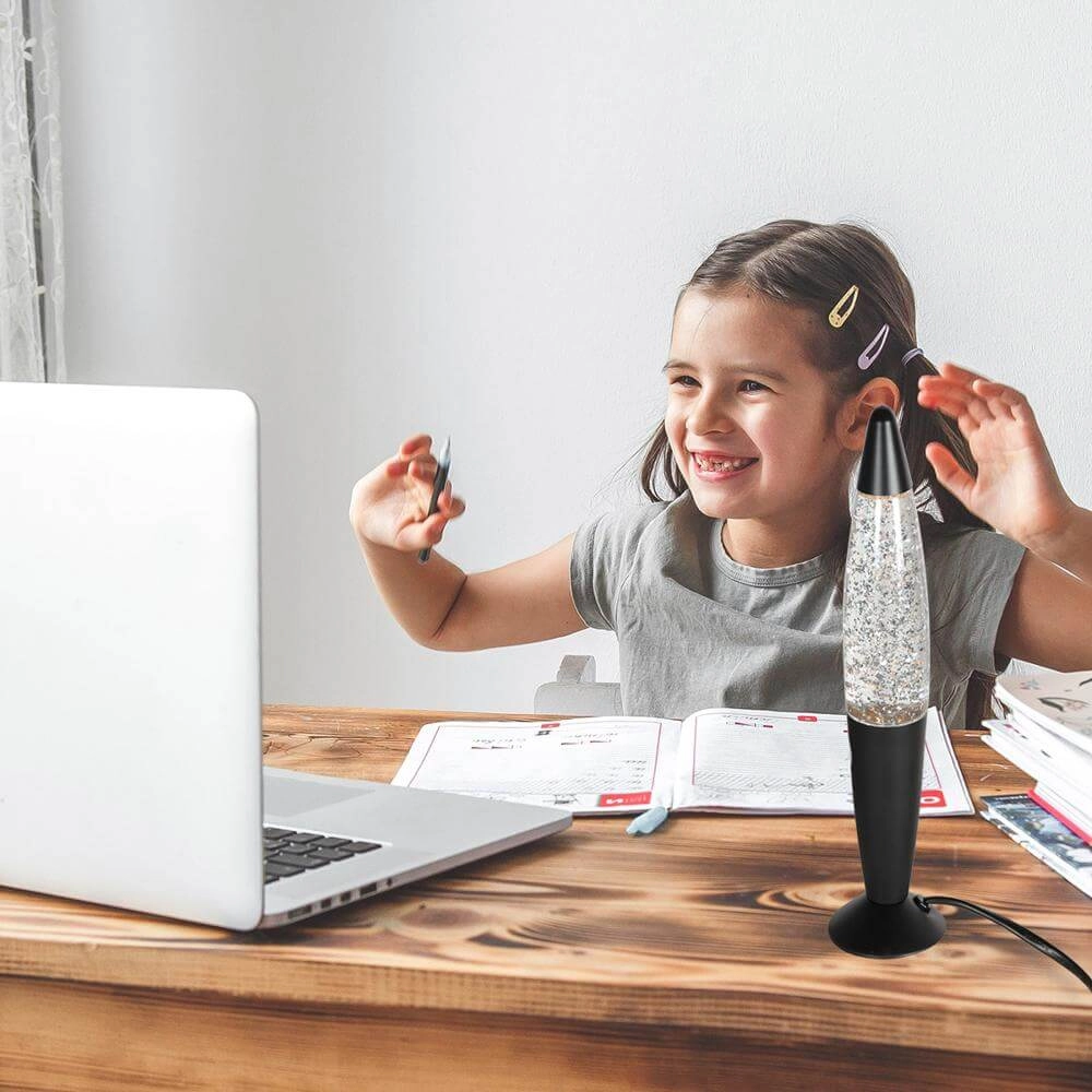 Lampe à lave Volcan noir Steinhauer 8712746177657