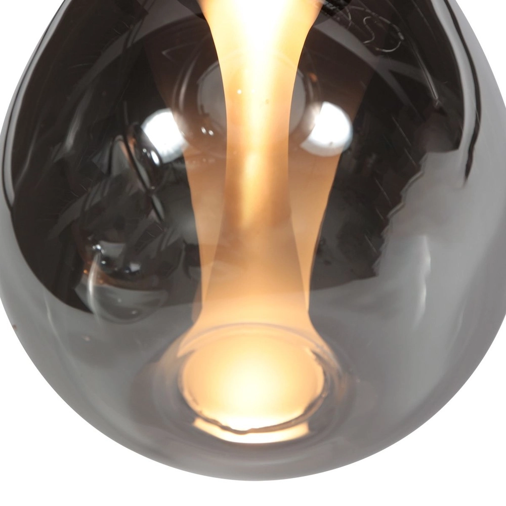 Suspension Glimsy 1 lumière noire Ø 14,5cm Steinhauer 8712746177985