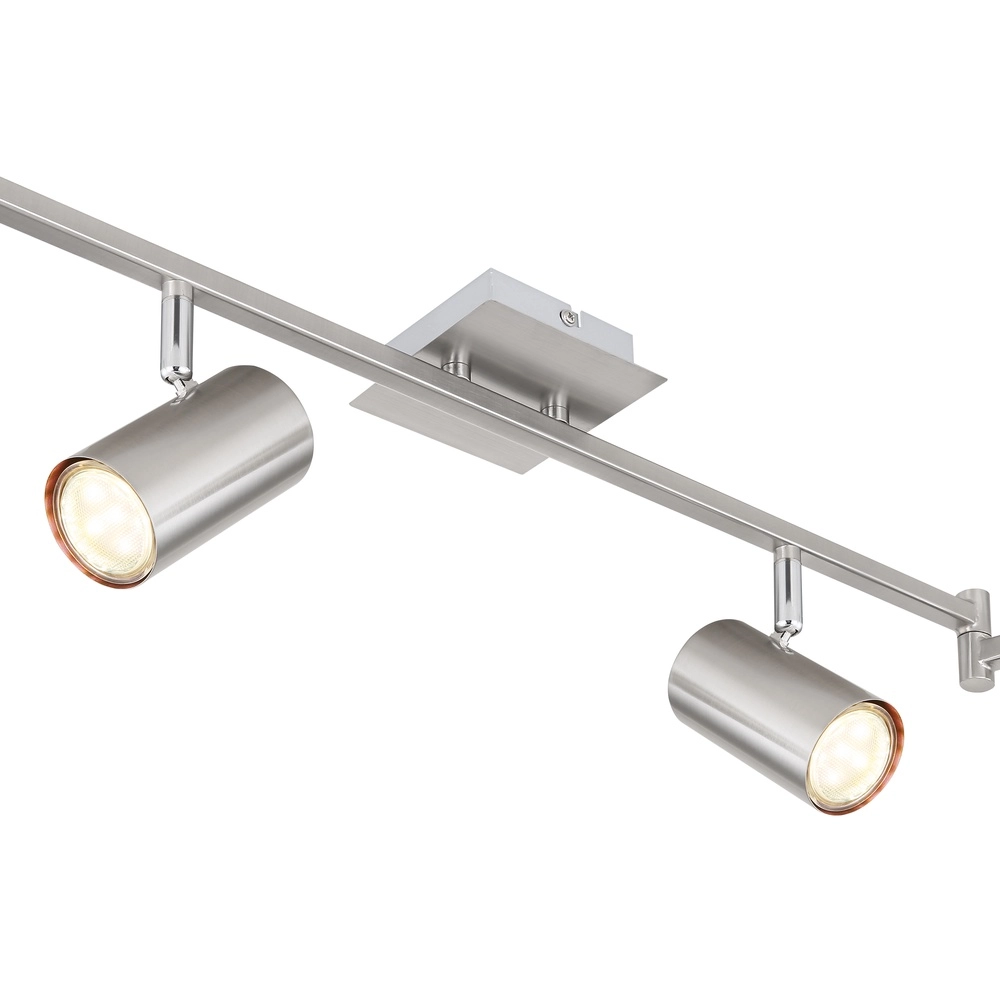 Lampe de plafond Robby Nickel 6-léger Globo 9007371425853