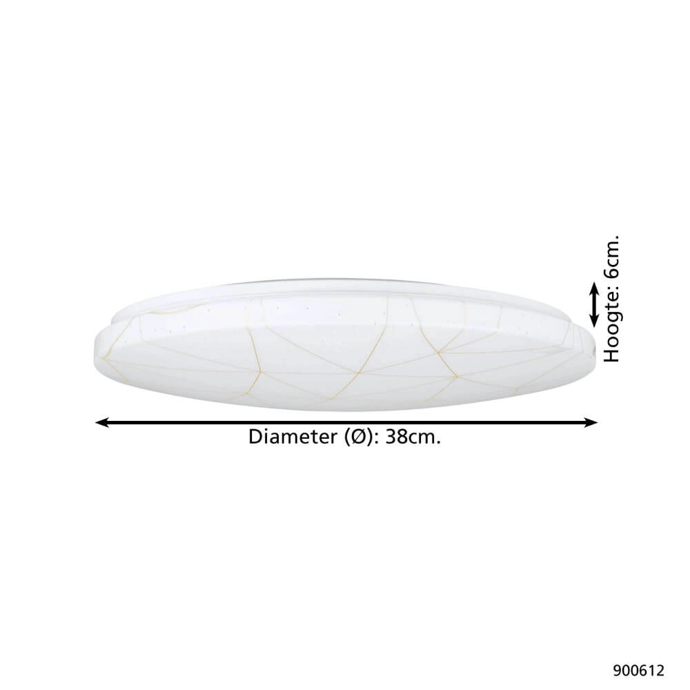 Plafonnier moderne Rende autour de Eglo 9008606245093