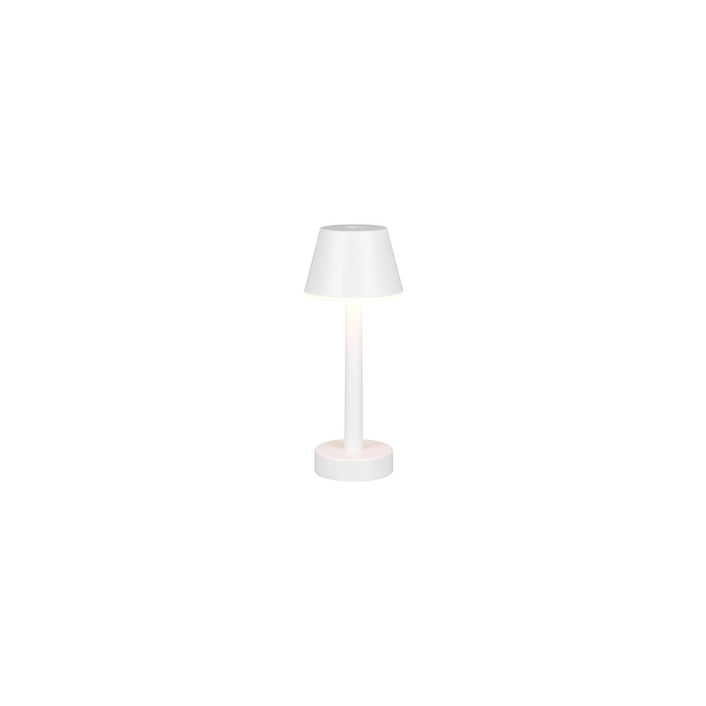 Lampe de table rechargeable Vidal blanc
