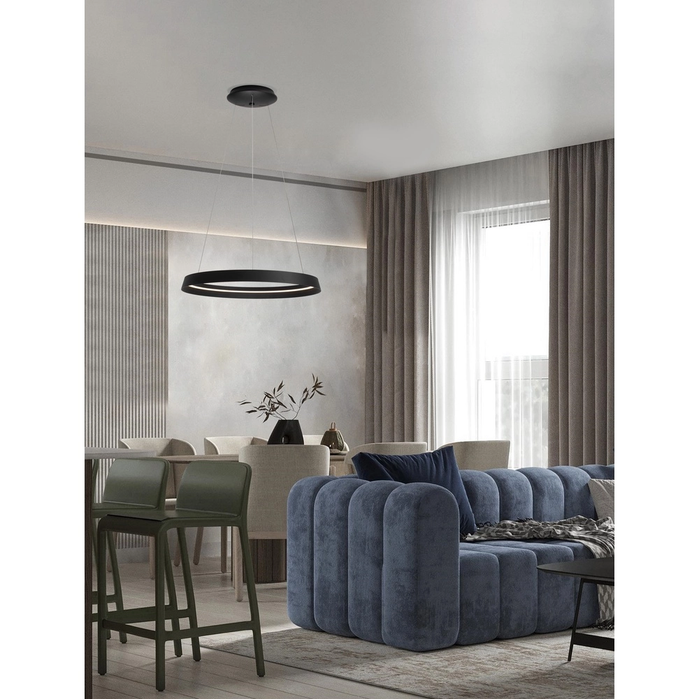 Suspension design Ormi Ø 60cm noir Lyora 5212017448835