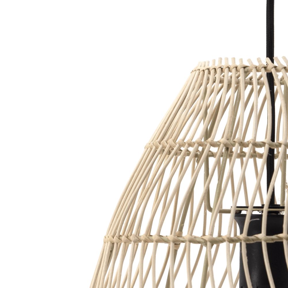 Lampe suspendue en osier Ayesgarth Ø 33 cm Eglo 9002759438661