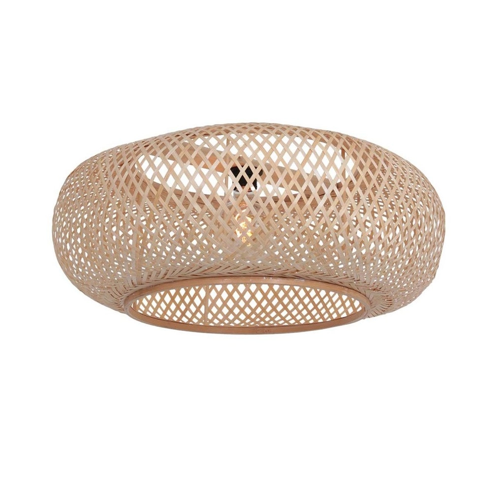 Applique murale arche Sparkled Light noir avec capuche en rotin Steinhauer 8712746181982