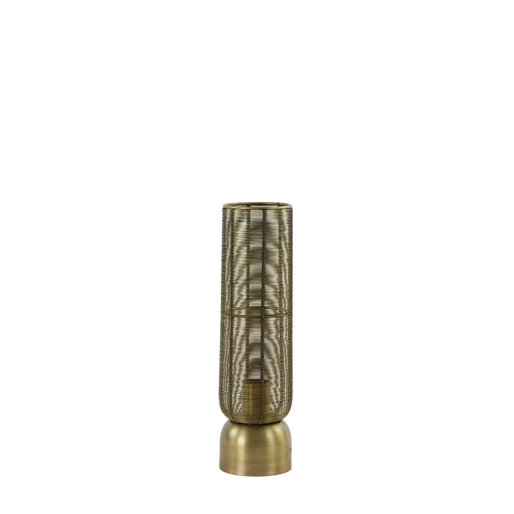 Lampe de table Lezuza Ø bronze de 11 cm Light & Living 8717807659882