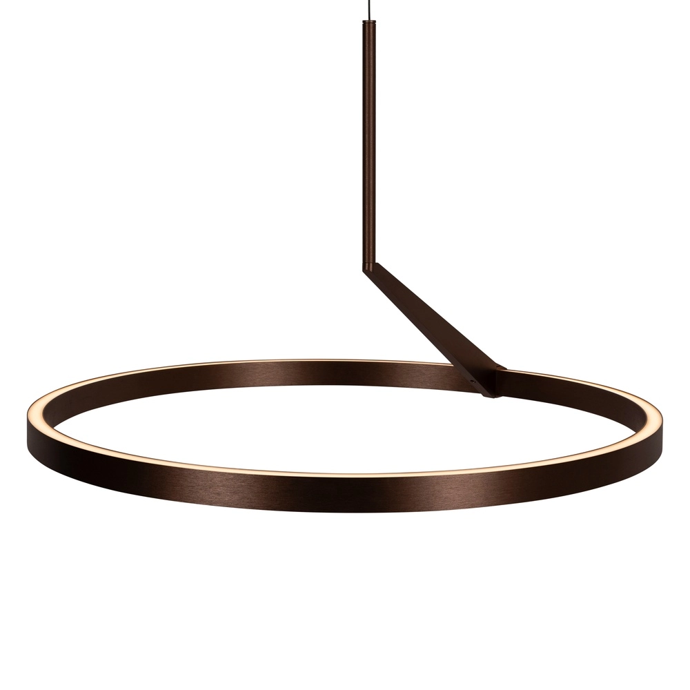 Suspension LED élégante Applause Rouge cuivré - Ø 60cm Premium by Lucide 5411212221834