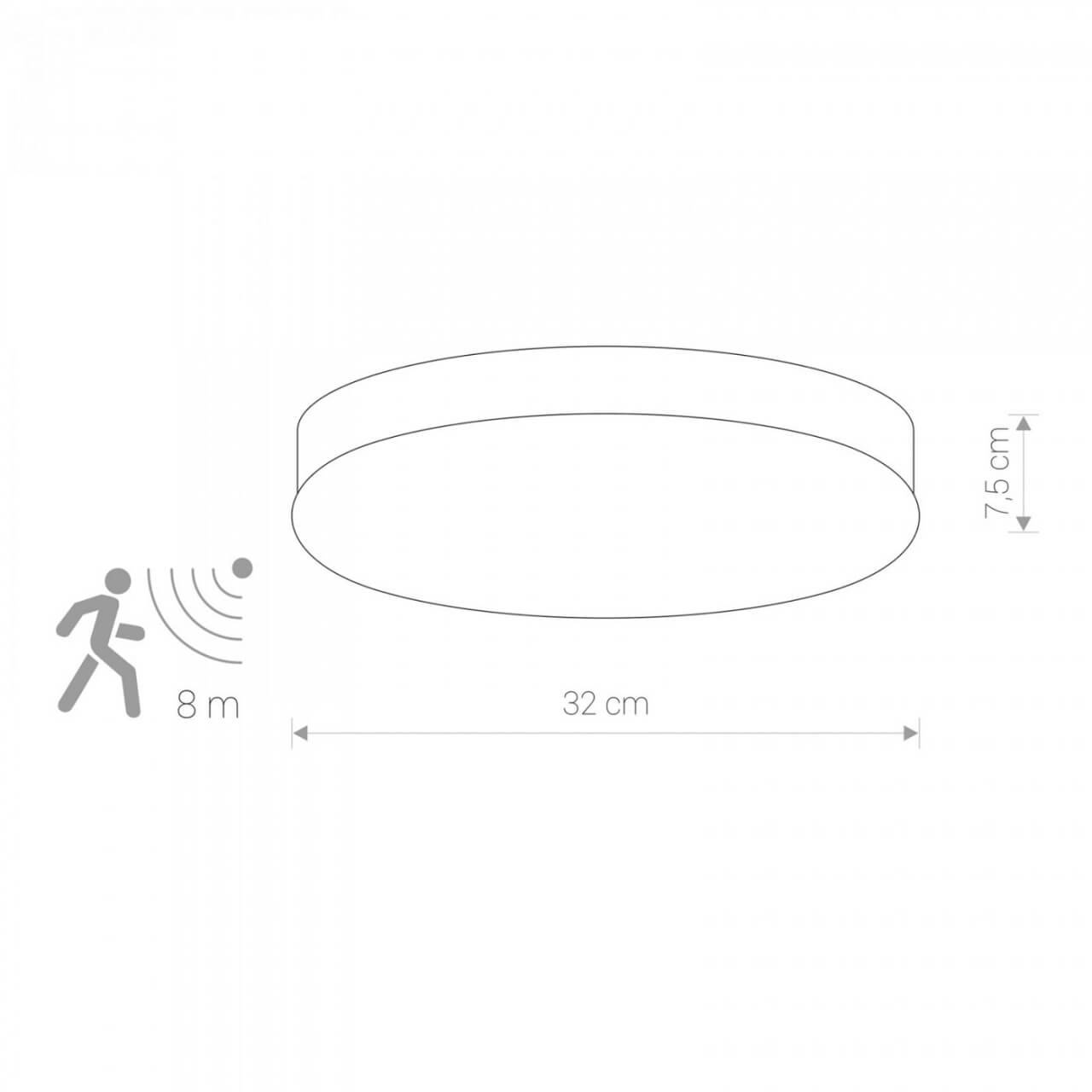 Plafonnier Kasai avec détecteur de mouvement Lyora 5903139882798