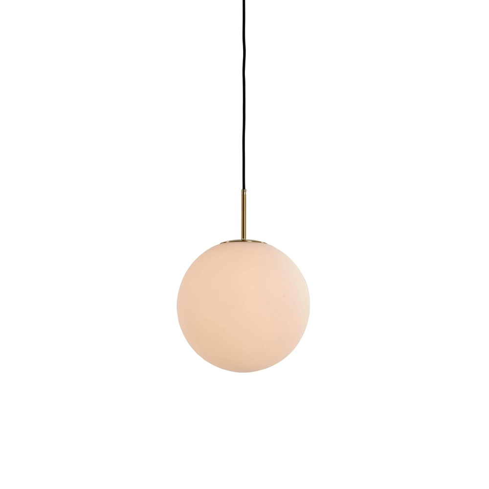 Suspension lumineuse en verre opale Medina Ø 25cm Light & Living 8717807650933