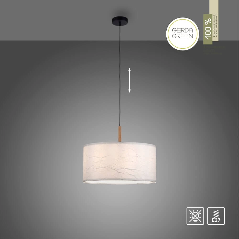 Lampe suspendue blanche Green Sofie célibataire Just Light 4043689994990