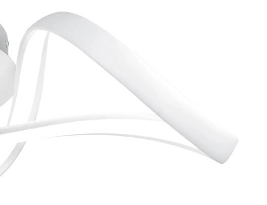 Plafonnier LED Perugia blanc Trio 4017807525809