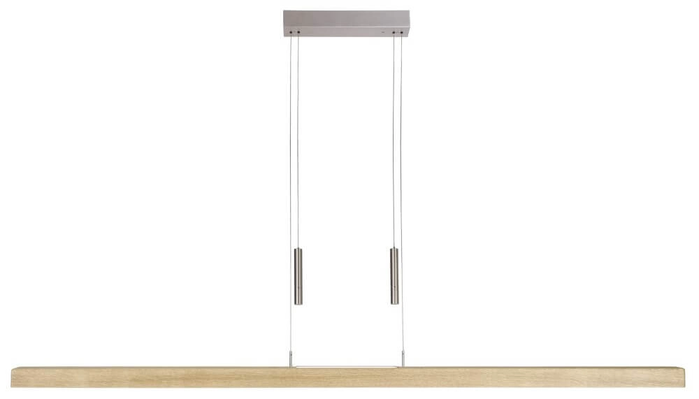 Lampe suspendue de haut en bas Leonora 160 cm - chêne nature