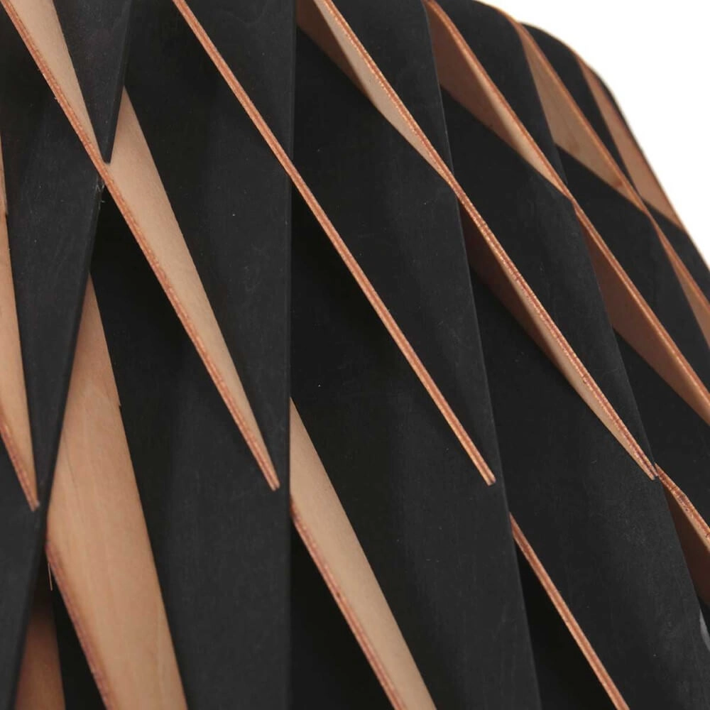 Lampe à suspension en bois noir Maze Ø 46 cm Steinhauer 8712746166293