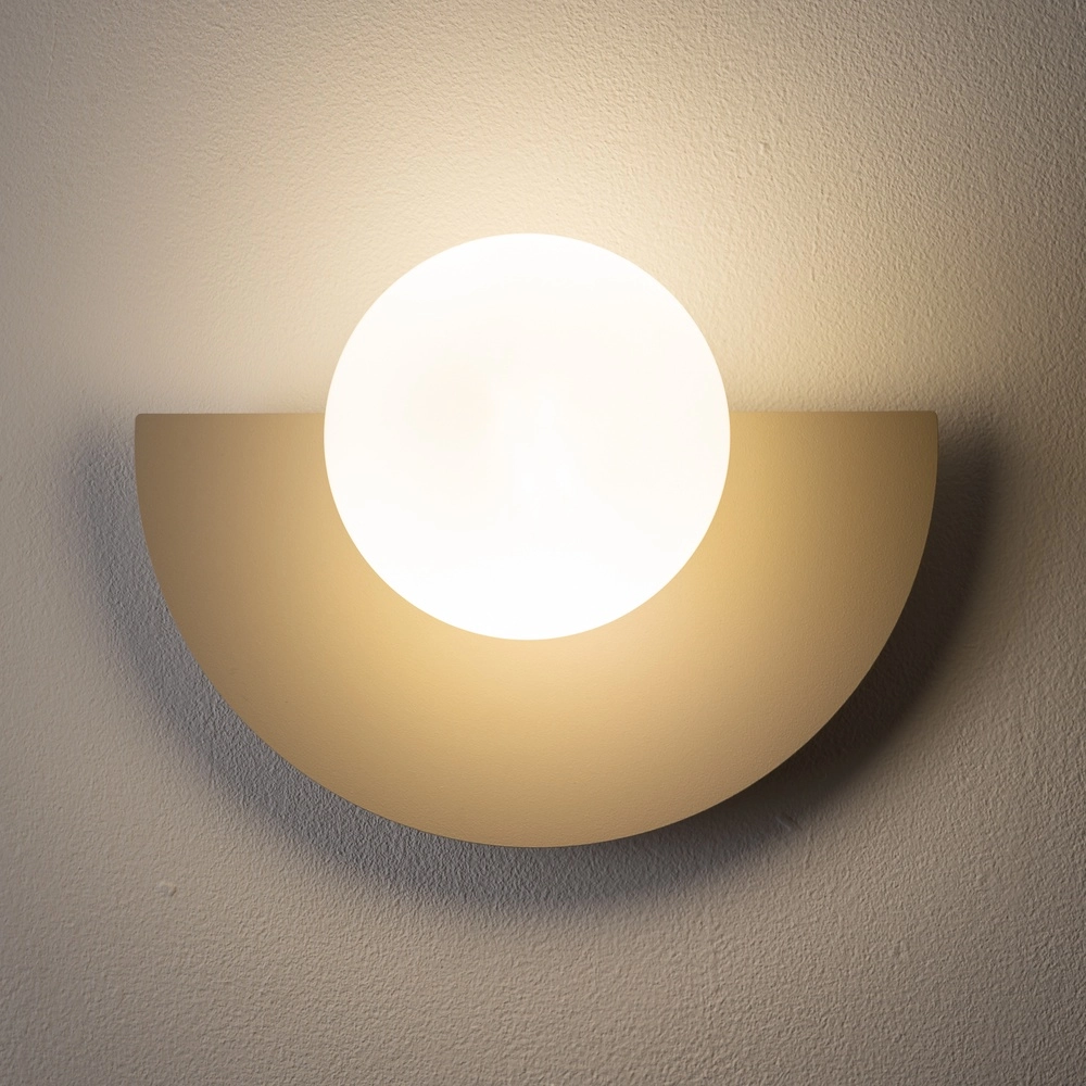 Demi-lampe murale Saturn brun sable Lyora 5903139126038