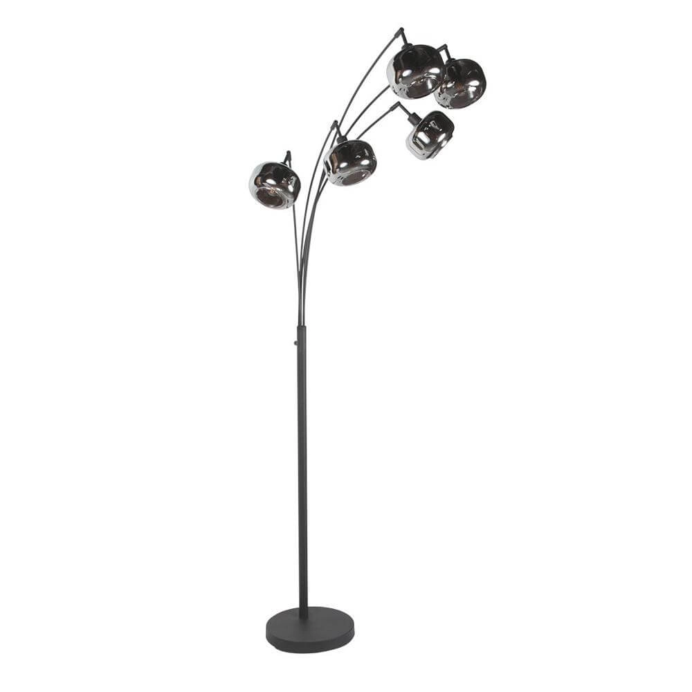 Lampadaire noir Tenebris 5 lumières Steinhauer 8712746178166