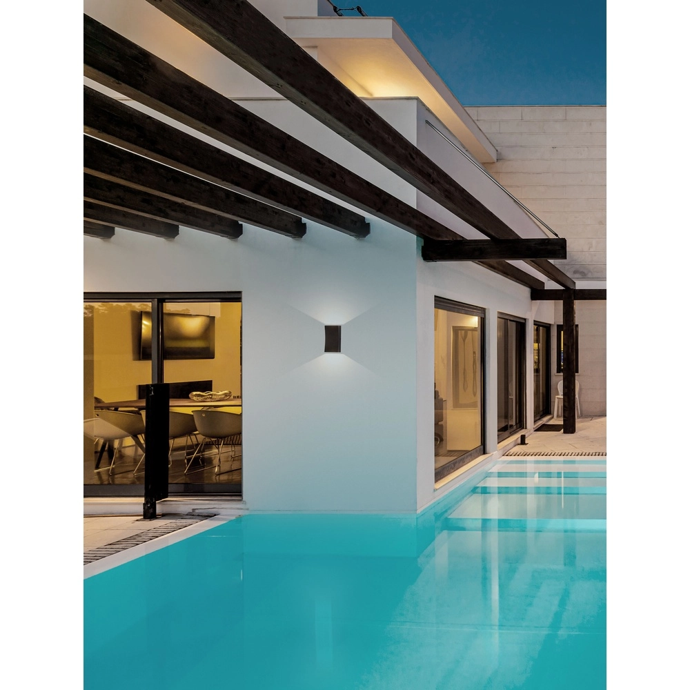 Spot mural Boxy De haut en bas anthracite Lyora 5212017477095