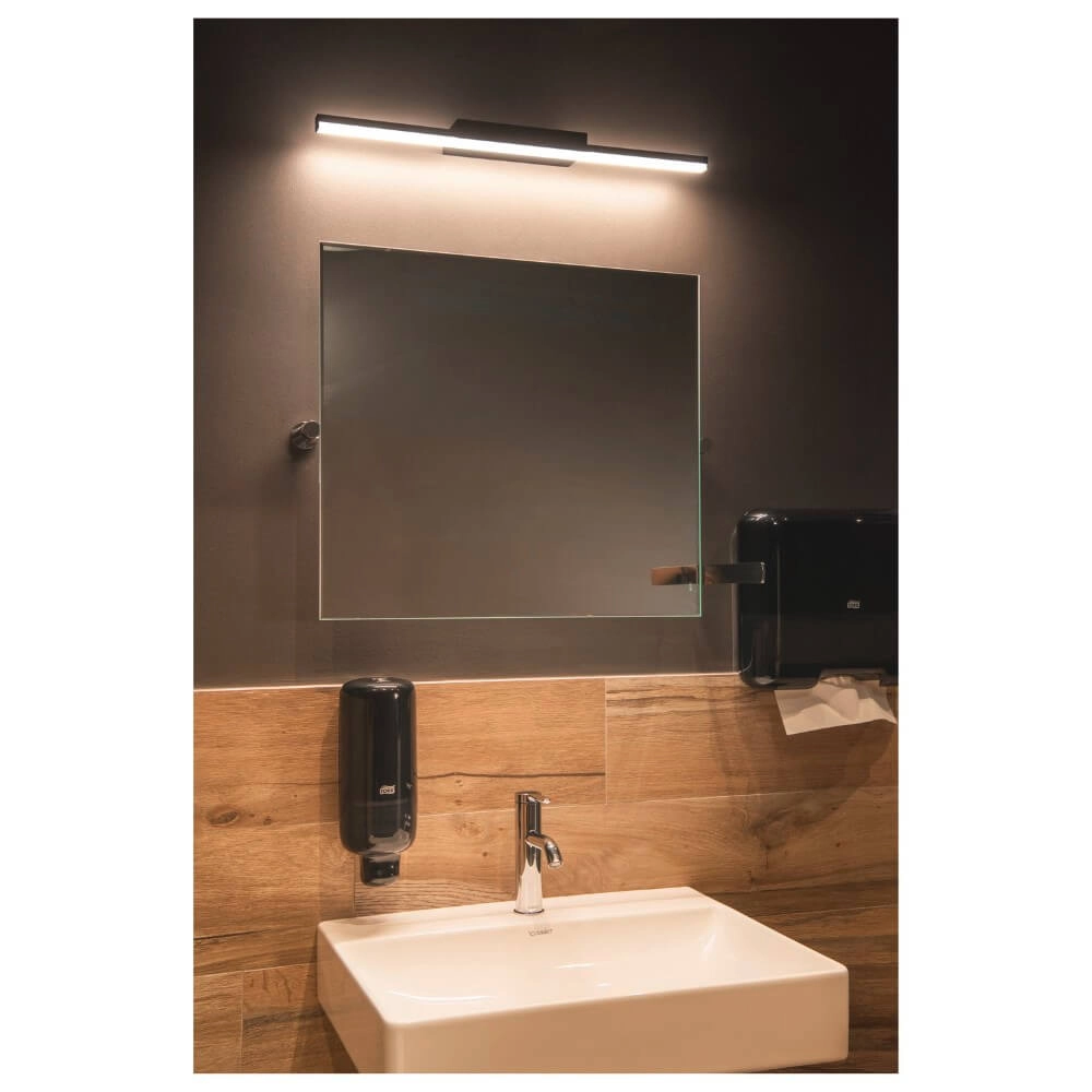 Éclairage de miroir à LED Glenos II noir SLV 4024163236584