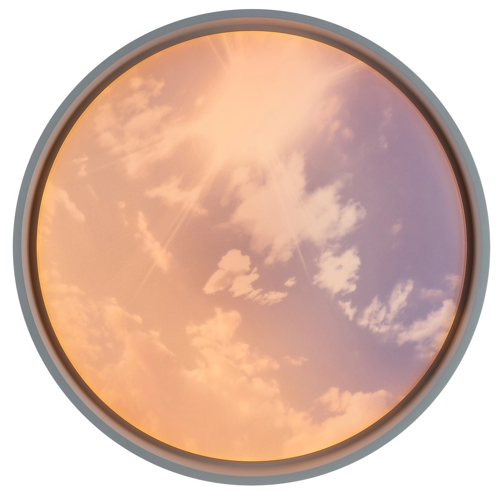 Éclairage de plafond Sky-Dream blanc avec gris Ø 48,5cm Brilliant 4004353473999
