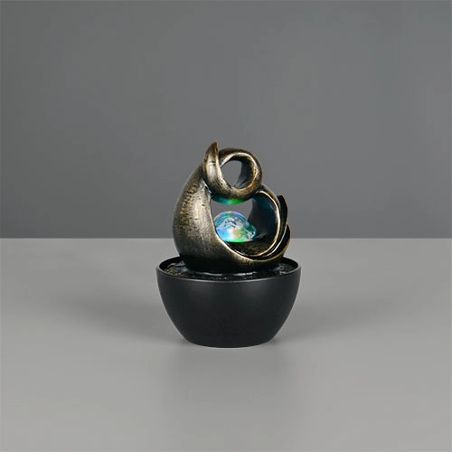 Lampe de table Luma Marron Trio 4017807691375