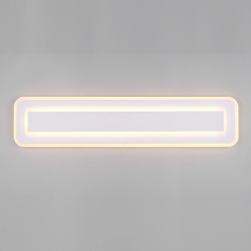 Lampe de plafond moderne Riva Blanc 90 cm Trio 4017807682953