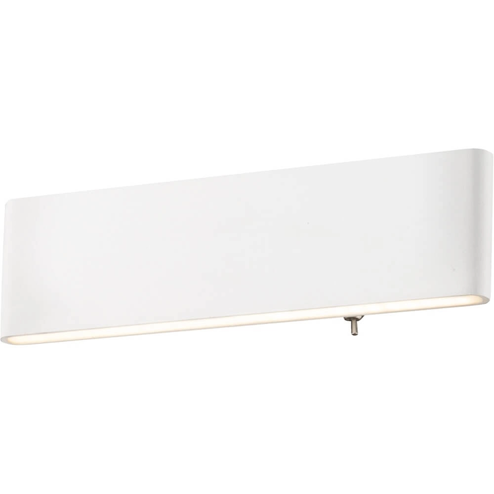 Applique murale design Siegfried M blanc avec interrupteur