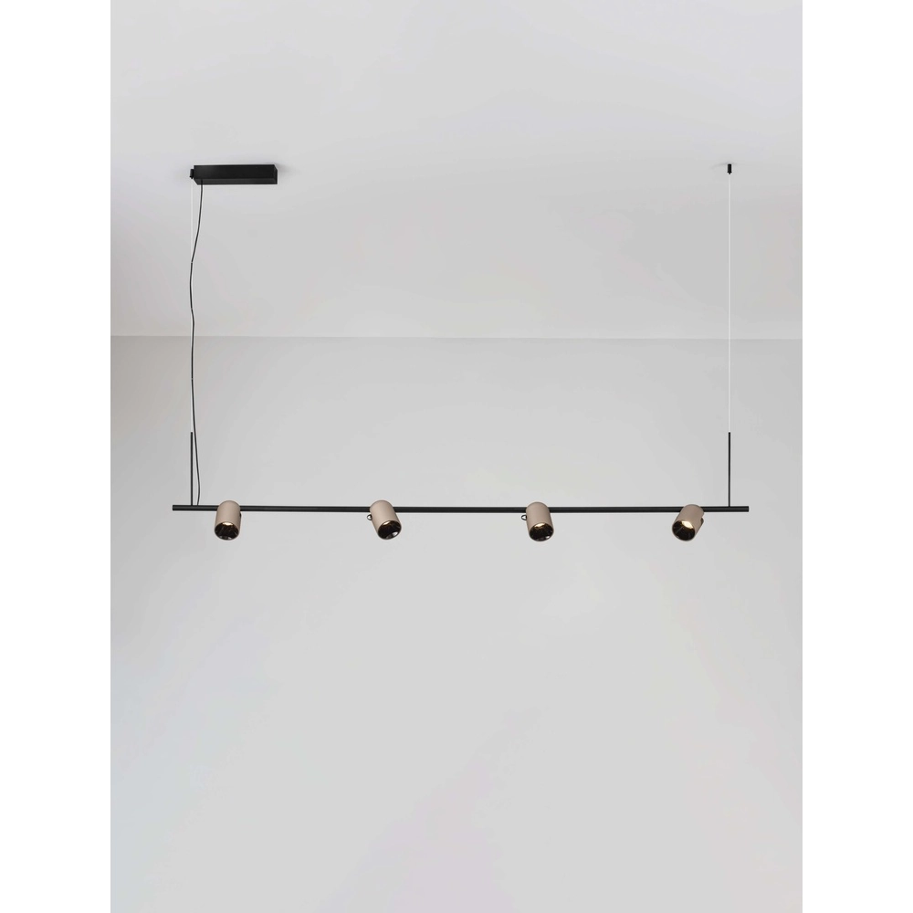 Suspension Sirmos Noir avec brun moka Suspension Sirmos Noir avec brun moka