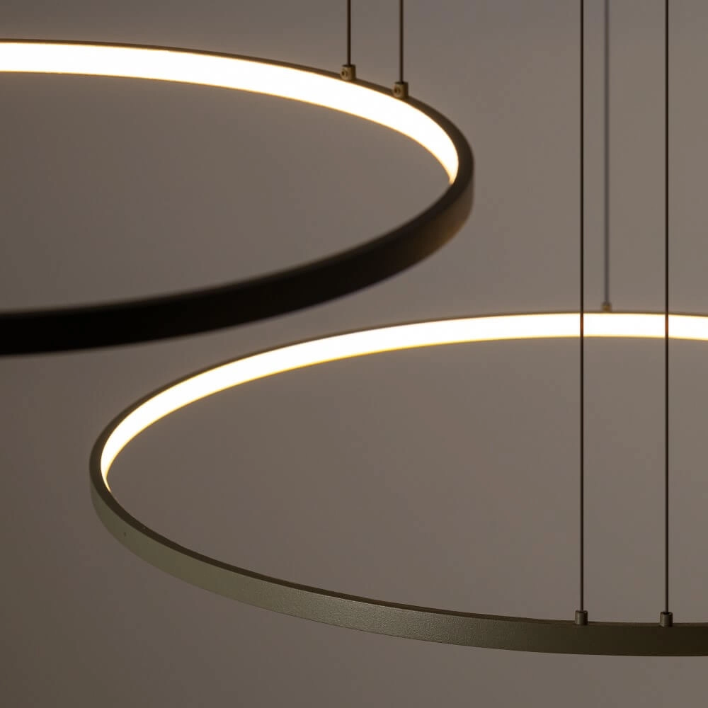 Suspension design Circolo LED vert olive Lyora 5903139113984