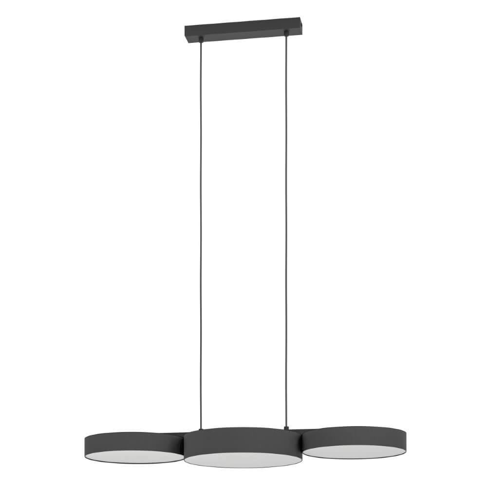 Lampe suspendue LED Barbano-Z 3 lumières - noir Lampe suspendue LED Barbano-Z 3 lumières - noir