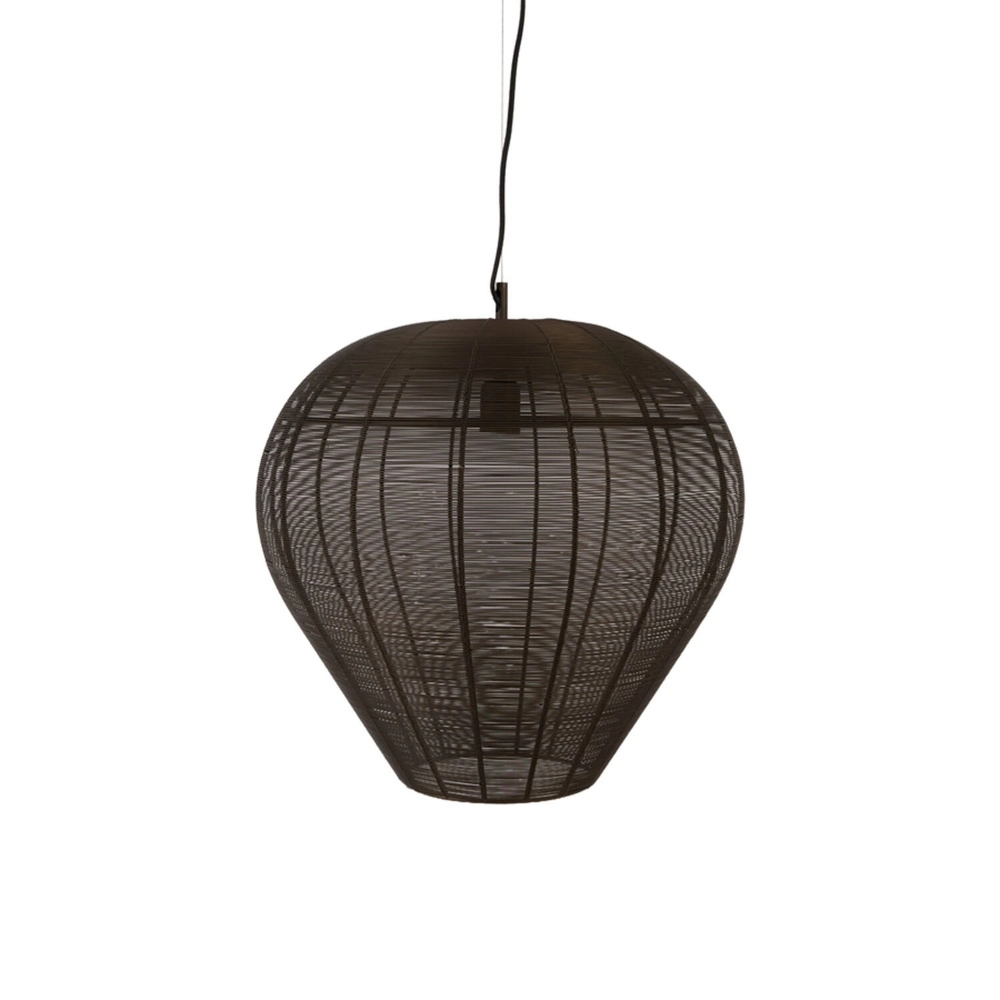 Lampe suspendue Horan Ø 50 cm noir