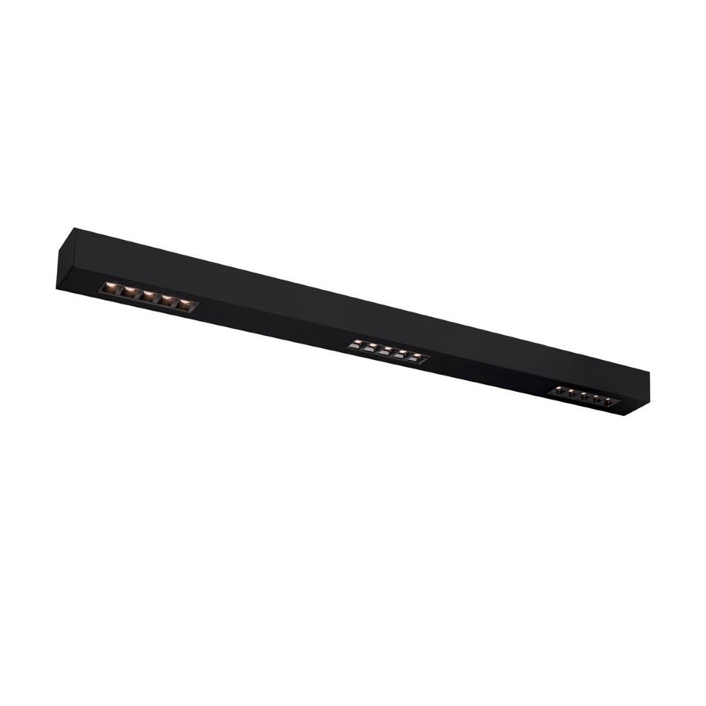 Lampe de plafond Q-Line 100cm - 3000K noir