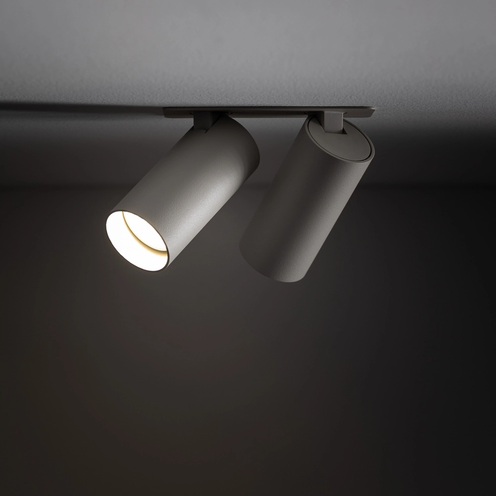 Projecteur double encastré Fourty Orientable - gris clair Lyora 5903139114448